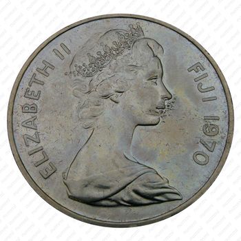 1 доллар 1970, Независимость Фиджи [Фиджи] - Аверс