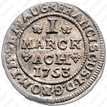 1 марка 1753 [Германия] - Реверс