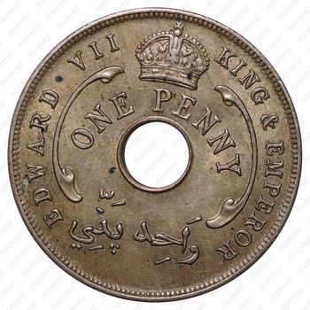 1 пенни 1907 [Британская Западная Африка] - Аверс