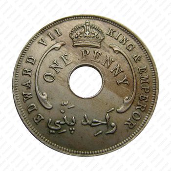 1 пенни 1910 [Британская Западная Африка] - Аверс