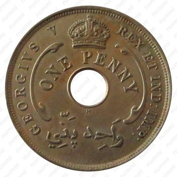 1 пенни 1911 [Британская Западная Африка] - Аверс