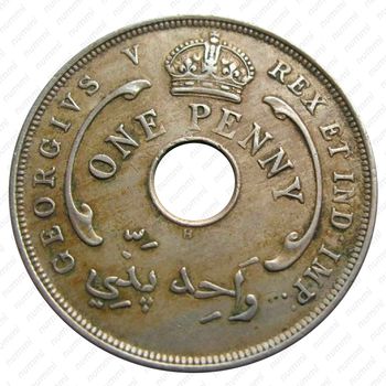 1 пенни 1912 [Британская Западная Африка] - Аверс