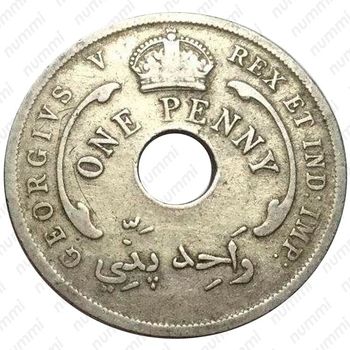 1 пенни 1916 [Британская Западная Африка] - Аверс