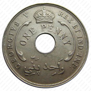 1 пенни 1917 [Британская Западная Африка] - Аверс