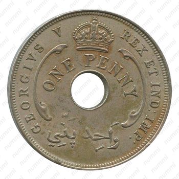 1 пенни 1926 [Британская Западная Африка] - Аверс