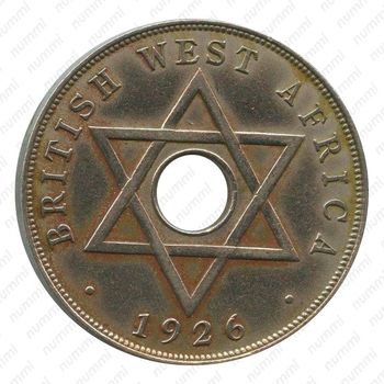 1 пенни 1926 [Британская Западная Африка] - Реверс