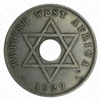 1 пенни 1929 [Британская Западная Африка] - Реверс
