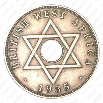 1 пенни 1935 [Британская Западная Африка] - Реверс