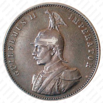 1 рупия 1905, J, знак монетного двора "J" — Гамбург [Восточная Африка] - Аверс
