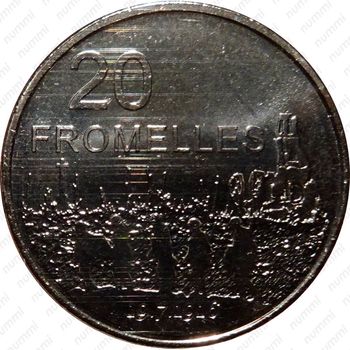 20 центов 2016, Fromelles [Австралия] - Реверс