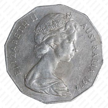 50 центов 1972 [Австралия] - Аверс