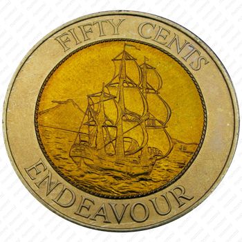 50 центов 1994, HMS Endeavour [Австралия] - Реверс