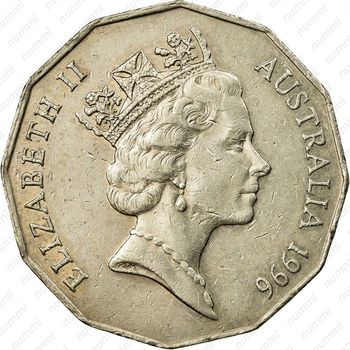50 центов 1996 [Австралия] Proof - Аверс