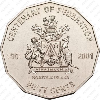 50 центов 2001, Норфолк [Австралия] - Реверс