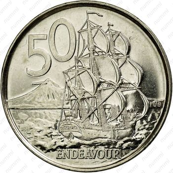 50 центов 2006, Сталь с никелевым покрытием (магнетик) [Австралия] - Реверс