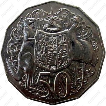 50 центов 2010, герб [Австралия] - Реверс