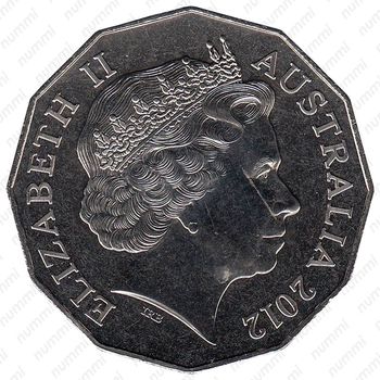 50 центов 2012, коронация [Австралия] - Аверс