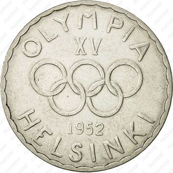 500 марок 1952, XV летние Олимпийские игры, Хельсинки 1952 [Финляндия] - Аверс