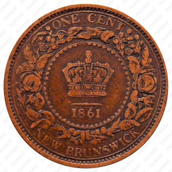1 цент 1861 [Канада] - Реверс