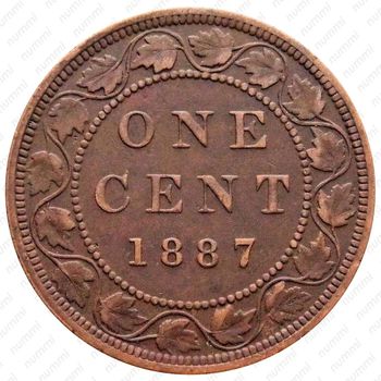 1 цент 1887 [Канада] - Реверс