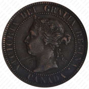 1 цент 1900, без обозначения монетного двора [Канада] - Аверс