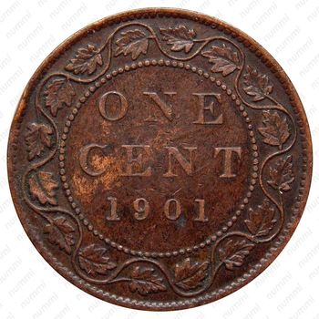 1 цент 1901 [Канада] - Реверс