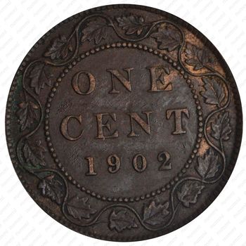 1 цент 1902 [Канада] - Реверс