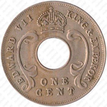 1 цент 1909 [Восточная Африка] - Аверс