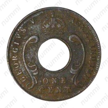1 цент 1922, без букв [Восточная Африка] - Аверс