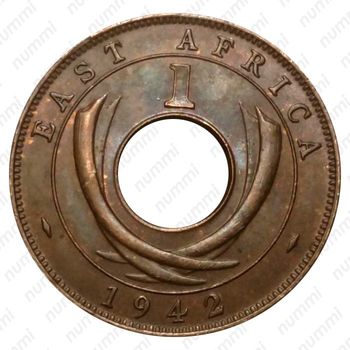 1 цент 1942, без букв [Восточная Африка] - Реверс