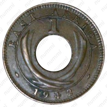 1 цент 1942, I, знак монетного двора: "I" - Бомбей [Восточная Африка] - Реверс