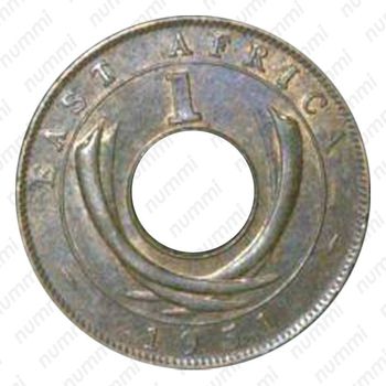 1 цент 1951, KN, знак монетного двора: "KN" - Кингз Нортон Металл, Бирмингем [Восточная Африка] - Реверс