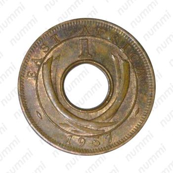 1 цент 1957, KN, знак монетного двора: "KN" - Кингз Нортон Металл, Бирмингем [Восточная Африка] - Реверс