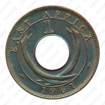 1 цент 1961, H, знак монетного двора: "H" - Хитон, Бирмингем [Восточная Африка] - Реверс