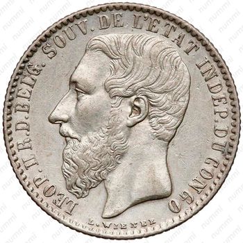 1 франк 1887 [Демократическая Республика Конго] - Аверс