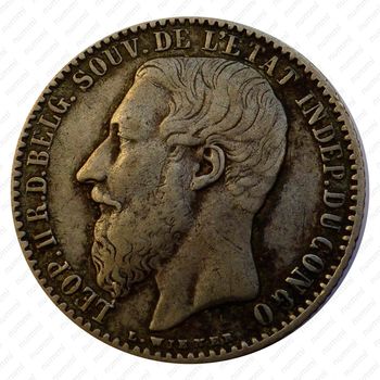 1 франк 1891 [Демократическая Республика Конго] - Аверс