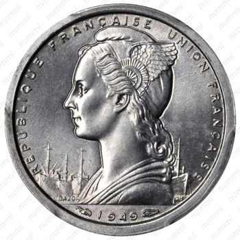 1 франк 1949 [Джибути] - Аверс