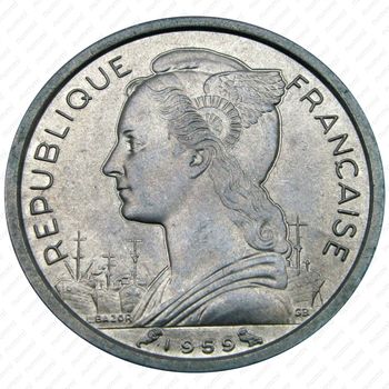 1 франк 1959 [Джибути] - Аверс