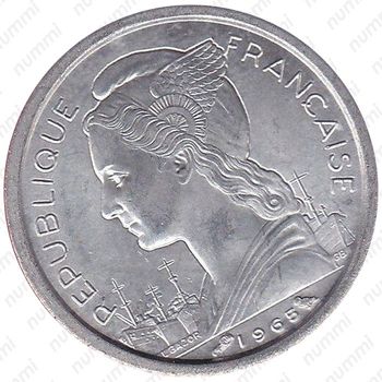 1 франк 1965 [Джибути] - Аверс