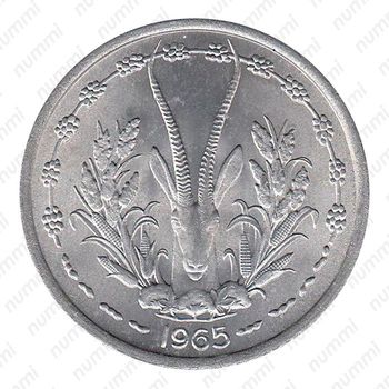 1 франк 1965 [Западная Африка (BCEAO)] - Аверс