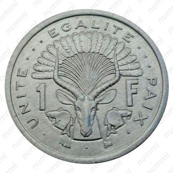 1 франк 1999 [Джибути] - Реверс