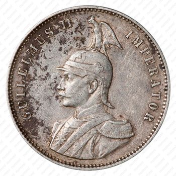 1 рупия 1906, J, знак монетного двора "J" — Гамбург [Восточная Африка] - Аверс