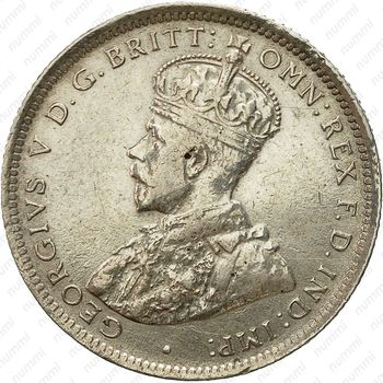 1 шиллинг 1919, без обозначения монетного двора [Британская Западная Африка] - Аверс