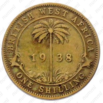 1 шиллинг 1938 [Британская Западная Африка] - Реверс