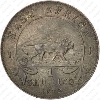 1 шиллинг 1942, I, знак монетного двора: "I" - Бомбей [Восточная Африка] - Реверс