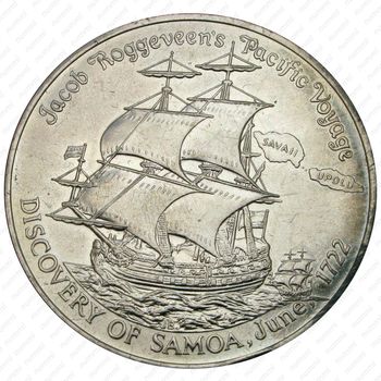1 тала 1972, 250 лет открытию Самоа [Австралия] - Реверс