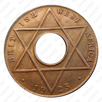 1/10 пенни 1925, без обозначения монетного двора [Британская Западная Африка] - Реверс