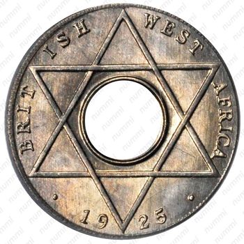 1/10 пенни 1925, H, знак монетного двора: "H" - Хитон, Бирмингем [Британская Западная Африка] - Реверс