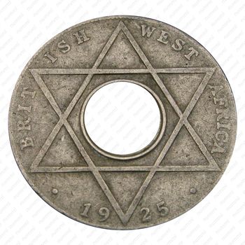 1/10 пенни 1925, KN, знак монетного двора: "KN" - Кингз Нортон Металл, Бирмингем [Британская Западная Африка] - Реверс