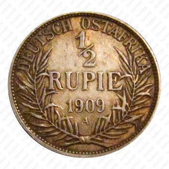 1/2 рупии 1909 [Восточная Африка] - Реверс